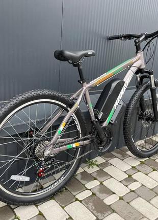 Електровелосипед cubic-bike konar 26" silver 450 w 8 ah 48v panasonic5 фото