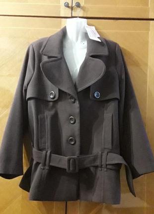 Брендовое новое стильное укороченное пальто р.22 от simply be1 фото