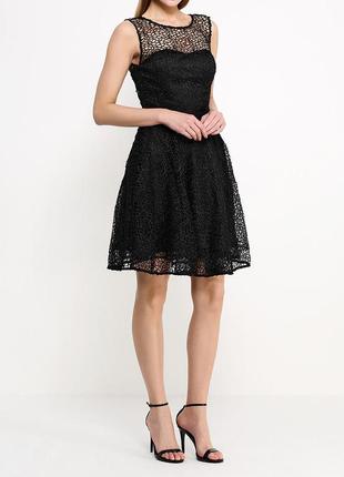 Чёрное,гипюровое,кружевное платье/можно для беременных/свободное/стильное/ h&m