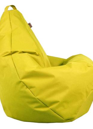Крісло груша тиа-спорт оксфорд жовтий1 фото