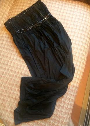 Летнее платье сарафан в пол без бретелей для беременных