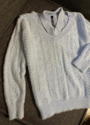 Стильный свитер травка с открытой спиной 🦋1 фото