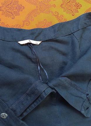 Жіночі літні лляні брюки, легкие льняные брюки великого розміру розмір 54-56(22)4 фото