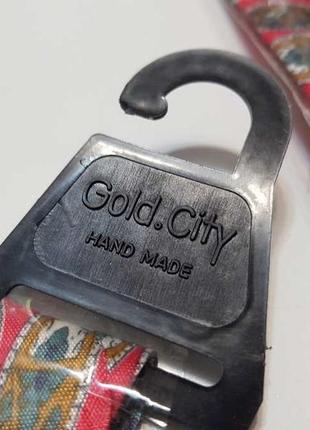 Галстук gold city, hand made, 100% шелк. новый! есть 13 шт.5 фото