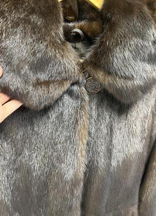 Шуба из меха норки