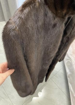 Шуба из меха норки