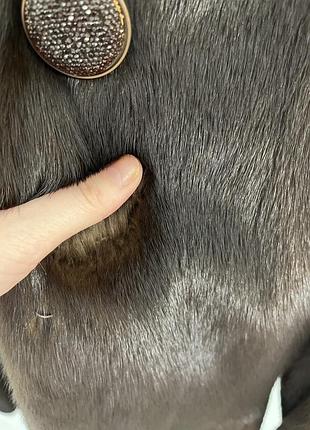 Шуба из меха норки