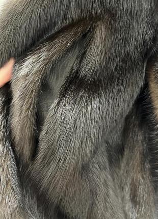 Шуба из меха норки