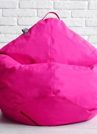 Кресло груша тиа-спорт оксфорд розовый6 фото