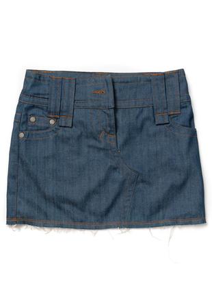 Galliano denim mini skirt джинсовая мини юбка1 фото