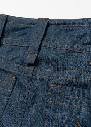 Galliano denim mini skirt джинсовая мини юбка4 фото
