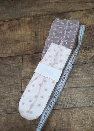 Носки носки розовые сердце сетка ажурные под туфли, босоножки, кроссовки4 фото