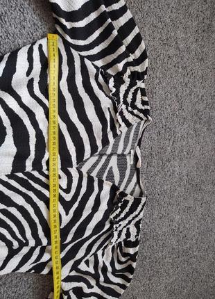 Мтди макси платье сарафан принт зебра reserved6 фото