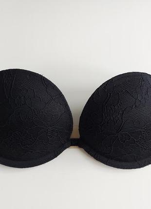 Бюстгальтер пуш ап прозора спинка