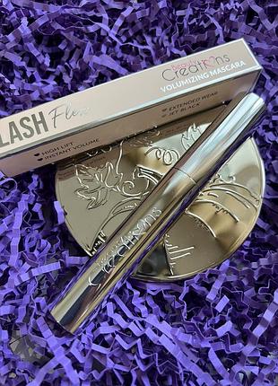 Шикарна туш для об'єму вій beauty creations lash flex volumizing mascra