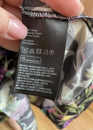 Сукня на бретелях в квітковий принт від h&m 12 віскоза7 фото