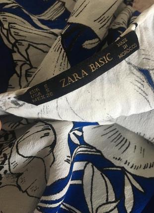 Стильная легкая блуза кофточка zara basic.2 фото