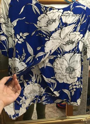 Стильная легкая блуза кофточка zara basic.4 фото