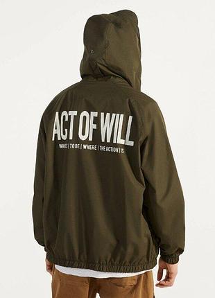 Куртка вітровка двостороння bershka оригінал