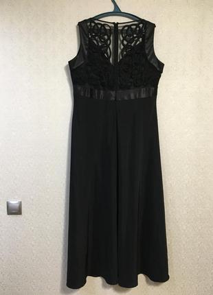 Вечернее платье черного цвета 🖤2 фото