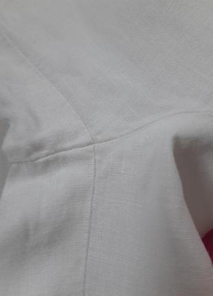 Стильные укороченные белые штаны /кюлоты, winnie,  p. m-l10 фото
