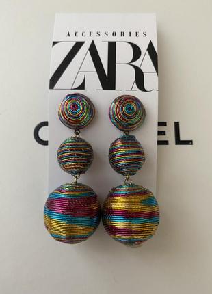 Серьги серьги zara оригинал