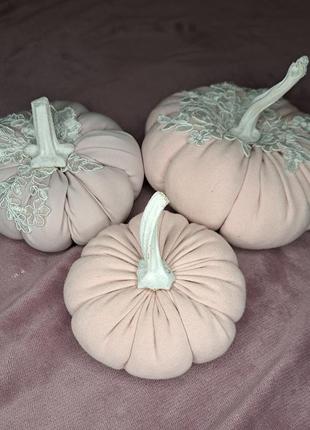 Тыквушки мягкие из текстиля
