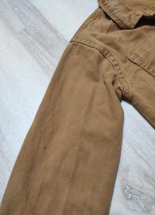 Плотная джинсовая рубашка оверсайз от vrs на 9-10 лет7 фото