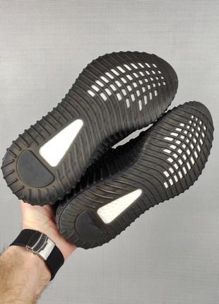 Adidas yeezy boost 350 black (полный рефлектив)6 фото