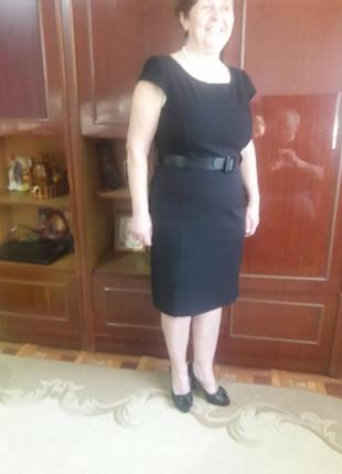 Классическое (мчп) маленькое черное платье с ремешком2 фото