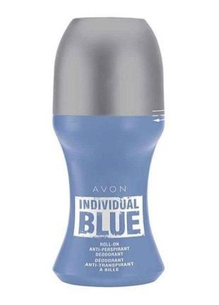 Дезодорант-антиперспирант с шариковым аппликатором avon individual blue (50 мл)