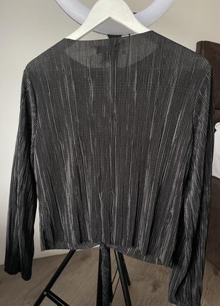Кофта на завязку кофта на зав'язку в рубчик блуза женская блузка4 фото