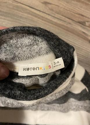 Трикотажное платье koton 7