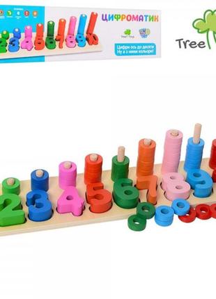 Деревянная игрушка tree toys геометрика md-1268