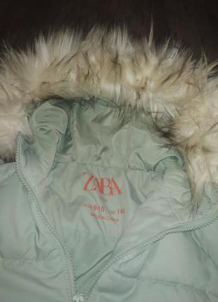 Зимняя курточка zara 9-10 лет3 фото