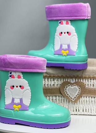 Гумові чоботи з панчохою