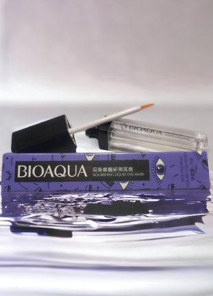 Сироватка для росту вій і брів bioaqua nourishing liquid eyelashes