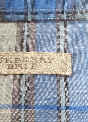 Burberry brit рубашка тенниска +лён оригинал (l) новая3 фото