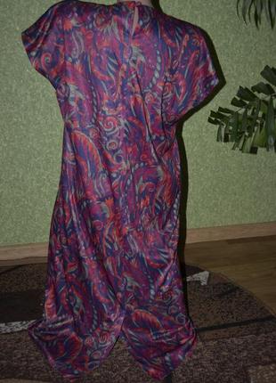 Легке кольорове плаття крій кімоно ( спущене плече )2 фото