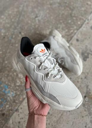 Adidas ozweego light beige3 фото