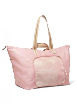 Очень большая сумка тоут шопер для путешествий getaway packable weekender victoria's secret виктория сикрет вікторія сікрет оригинал9 фото