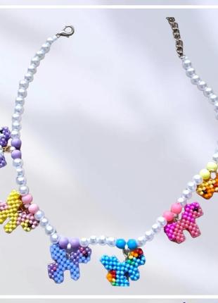 Ожерелье с пони "myittlepony"/ожерелье/украшение/аксесуар/пони/ручная робота