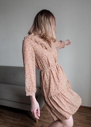 Шифонова сукня в квітковий принт8 фото