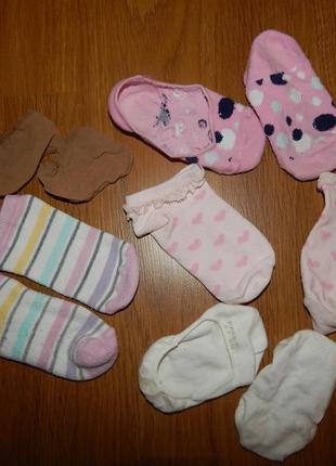 Набір носки +слідки на дівчинку