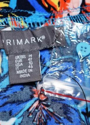 Яркая летняя блуза с вискозы primark6 фото