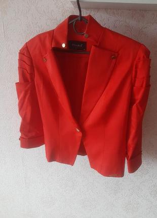 Червоний піджак1 фото