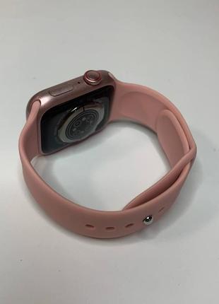 Смарт-голинник gs 8 mini 41mm ремешок 20mm, розовый3 фото