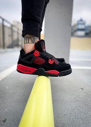 Мужские кроссовки First Look at the Air Jordan 1 High OG Taxi retro 4 money red / smb