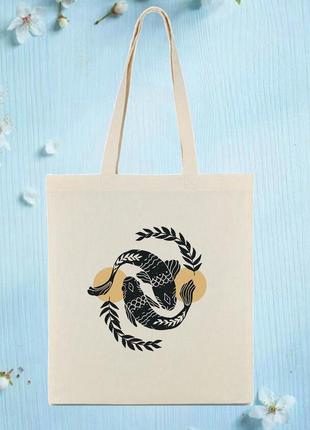 Шоппер, эко сумка, шоппер с ручной росписью