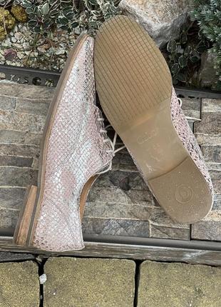 Gabor нижняя, оригинальные женские кожаные лоферы оксфорды мокасины туфли 39.5-40р.8 фото
